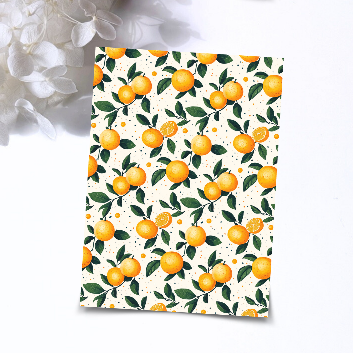 Transfer Paper - Oranges | Voor Polymeer Klei - Water Transfer Paper - 06-005