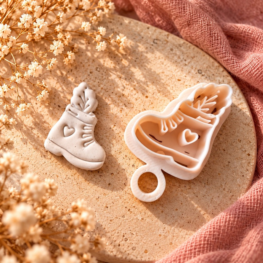 Schoen Met Wortel | Polymer Clay Imprint Cutter