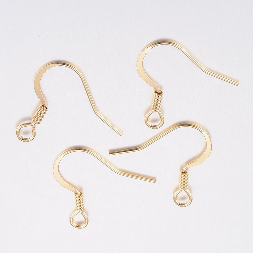 18K Goud Vergulde Roestvrijstalen Franse Oorbelhaken - S.I. Originals