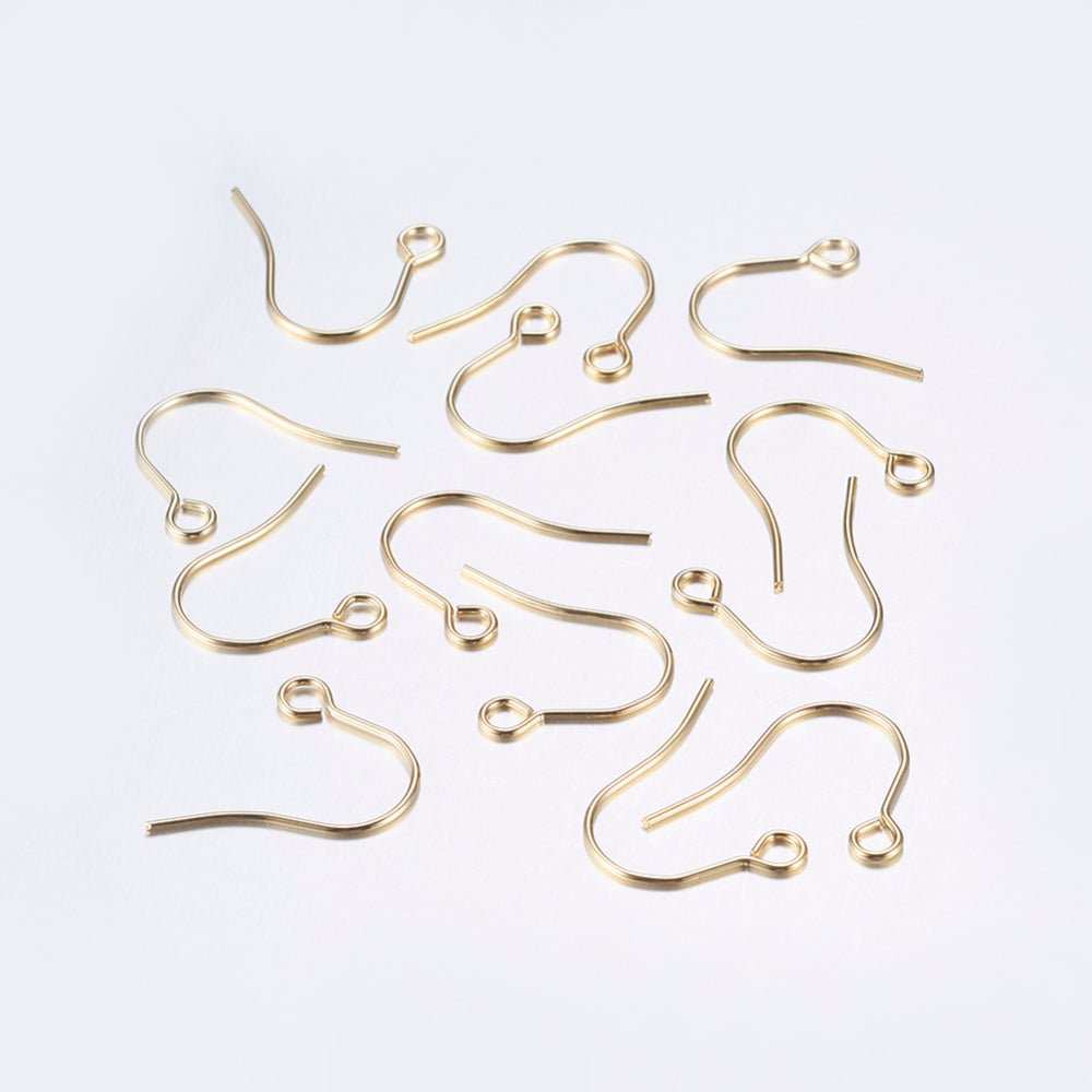 18K Goud Vergulde Roestvrijstalen Oorbelhaken - S.I. Originals