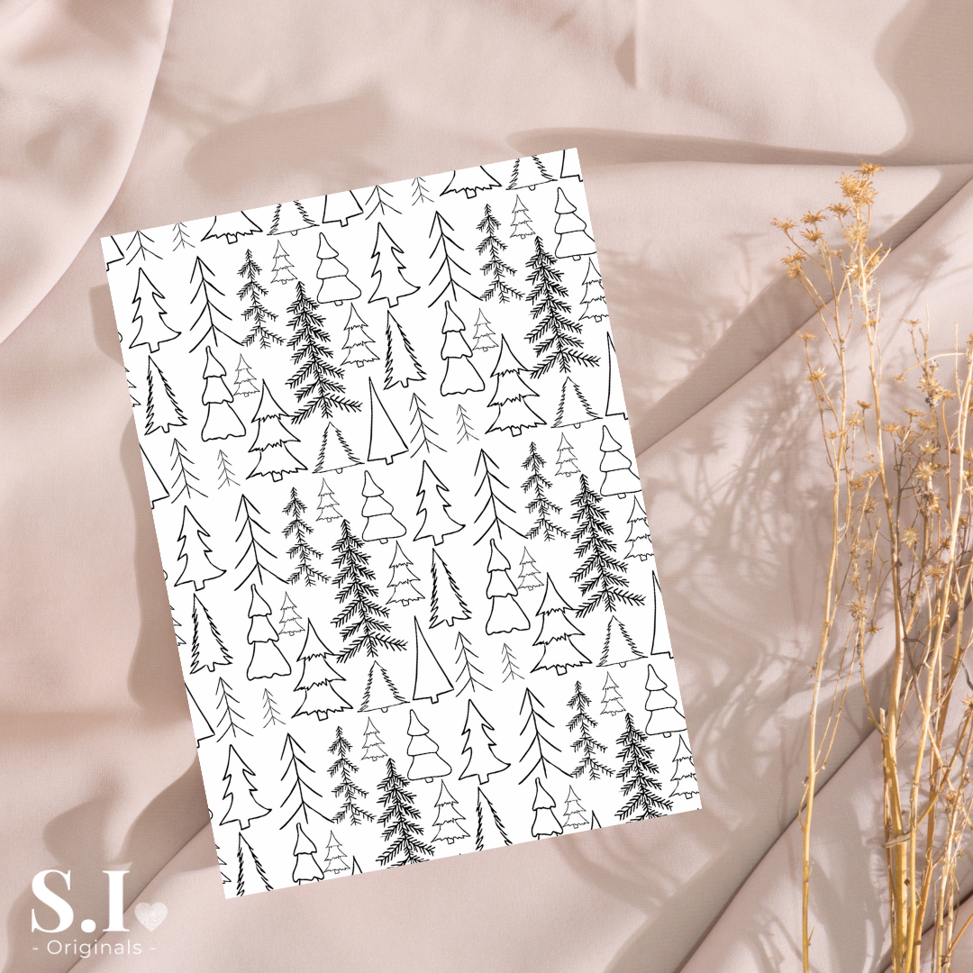 Transfer Paper - Christmas | Voor Polymeer Klei - Water Transfer Paper - 2510-142