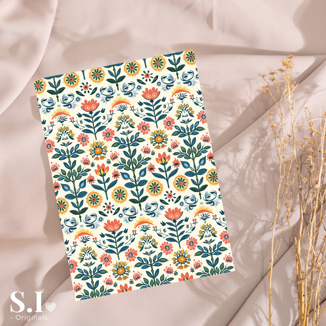 Transfer Paper - Nordic Tales | Voor Polymeer Klei - Water Transfer Paper - 0925-082