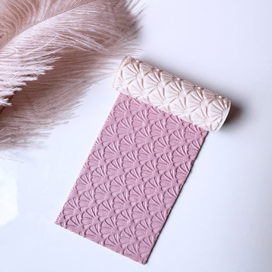 Art Deco Fan Texture Roller - S.I. Originals