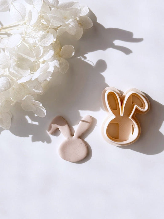 Bunny with bent ear cutter - digital STL file - S.I. Originals