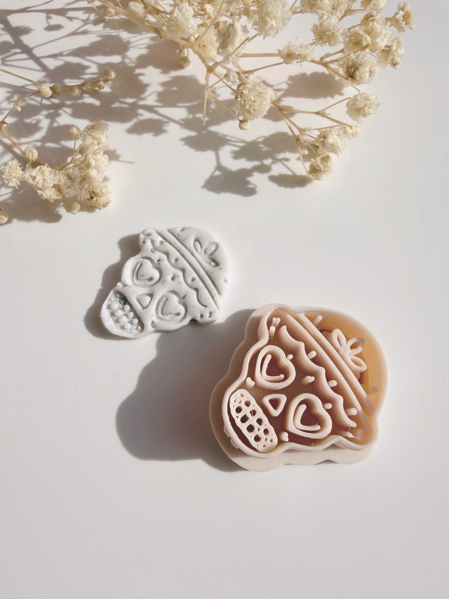 Heart Eyes Skull Cutter – Schattige Skull met Hartjesogen - S.I. Originals