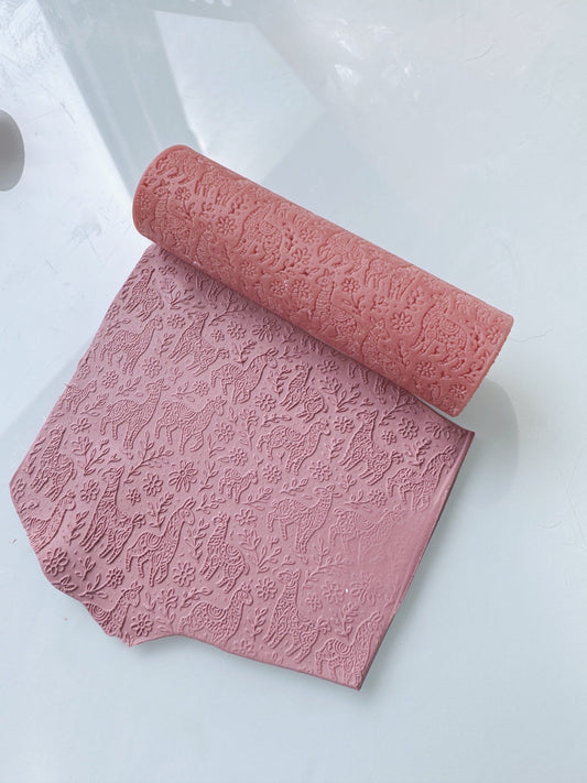 Llama Texture Roller – Speels Zuid - Amerikaans Patroon - S.I. Originals