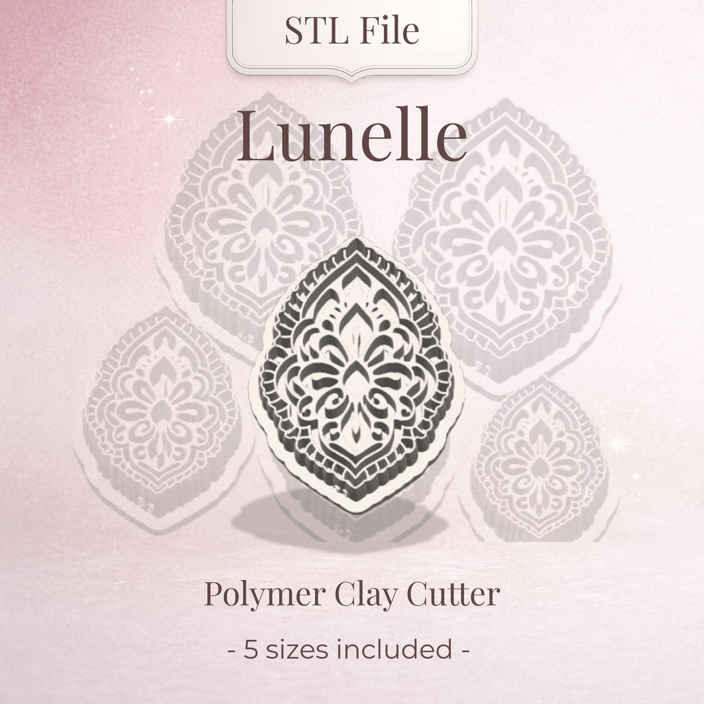 Lunelle cutter - digital STL file - S.I. Originals