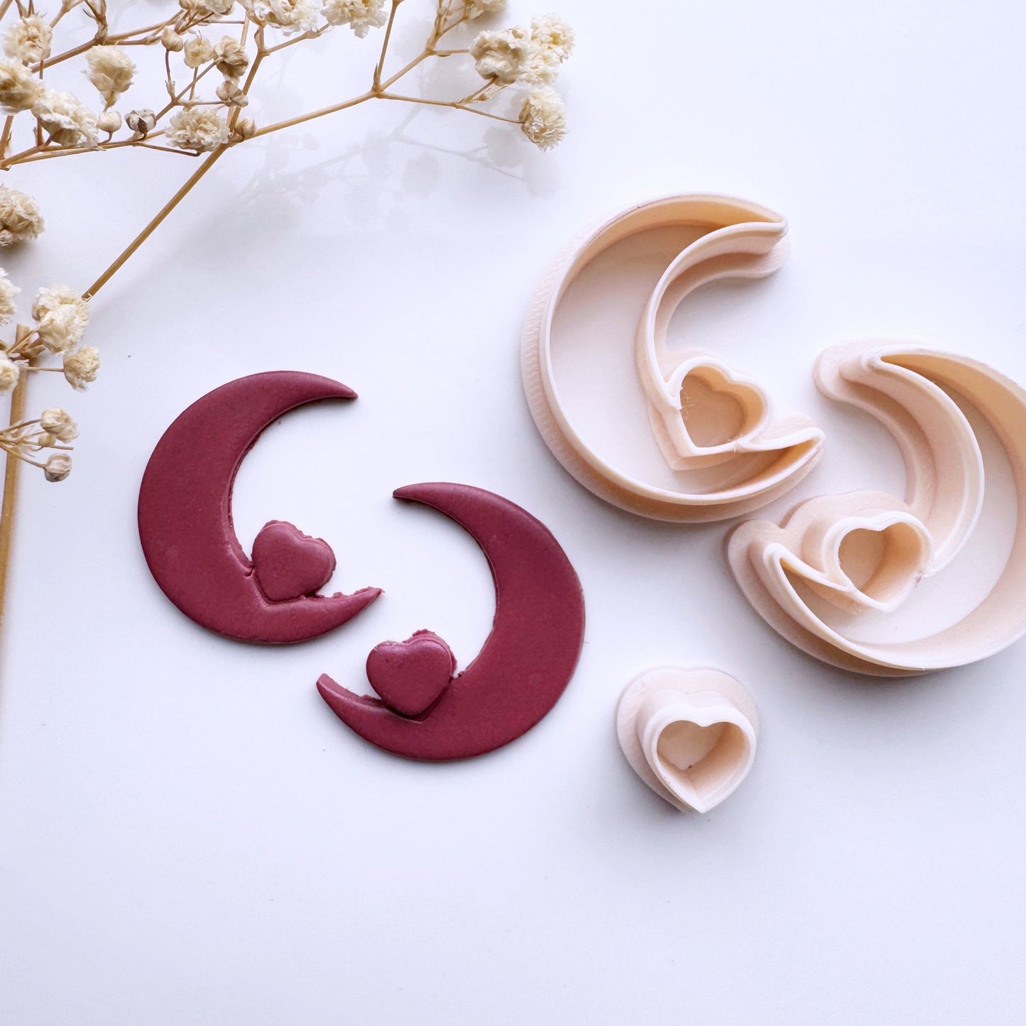 Moon and heart cutter set - S.I. Originals