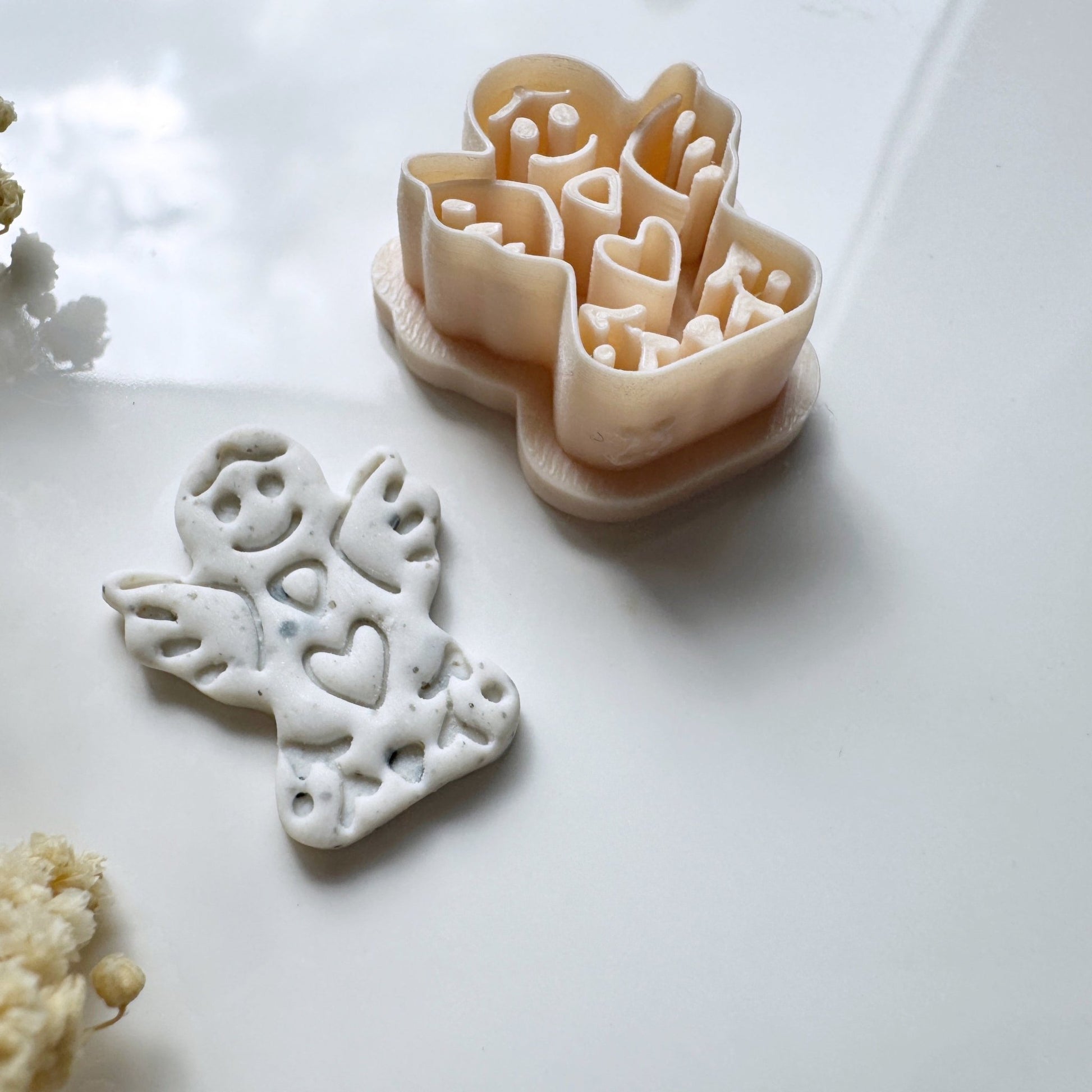 Nordic Engel Cutter – Polymeerklei Uitsteker Kerst Sieraden - S.I. Originals