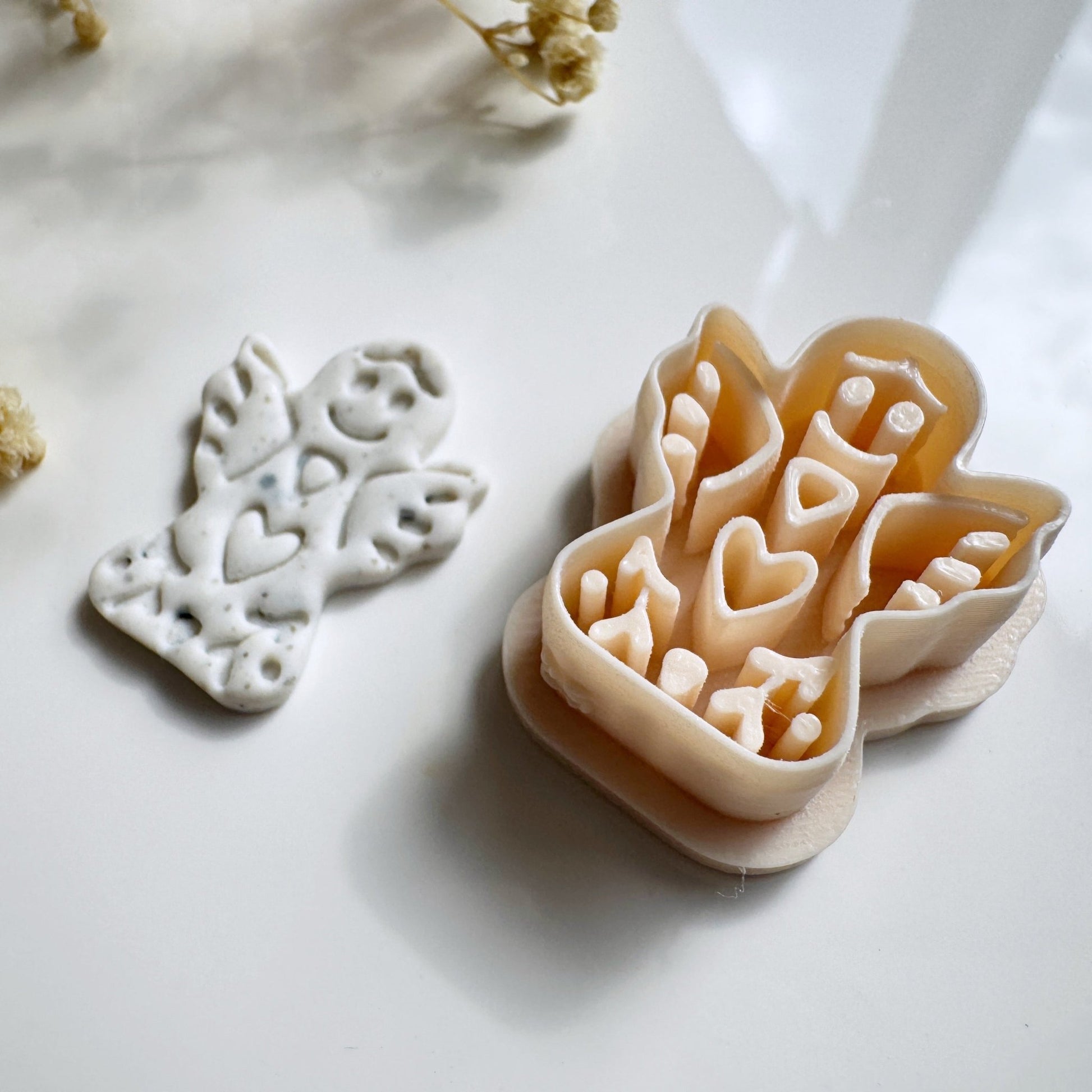 Nordic Engel Cutter – Polymeerklei Uitsteker Kerst Sieraden - S.I. Originals