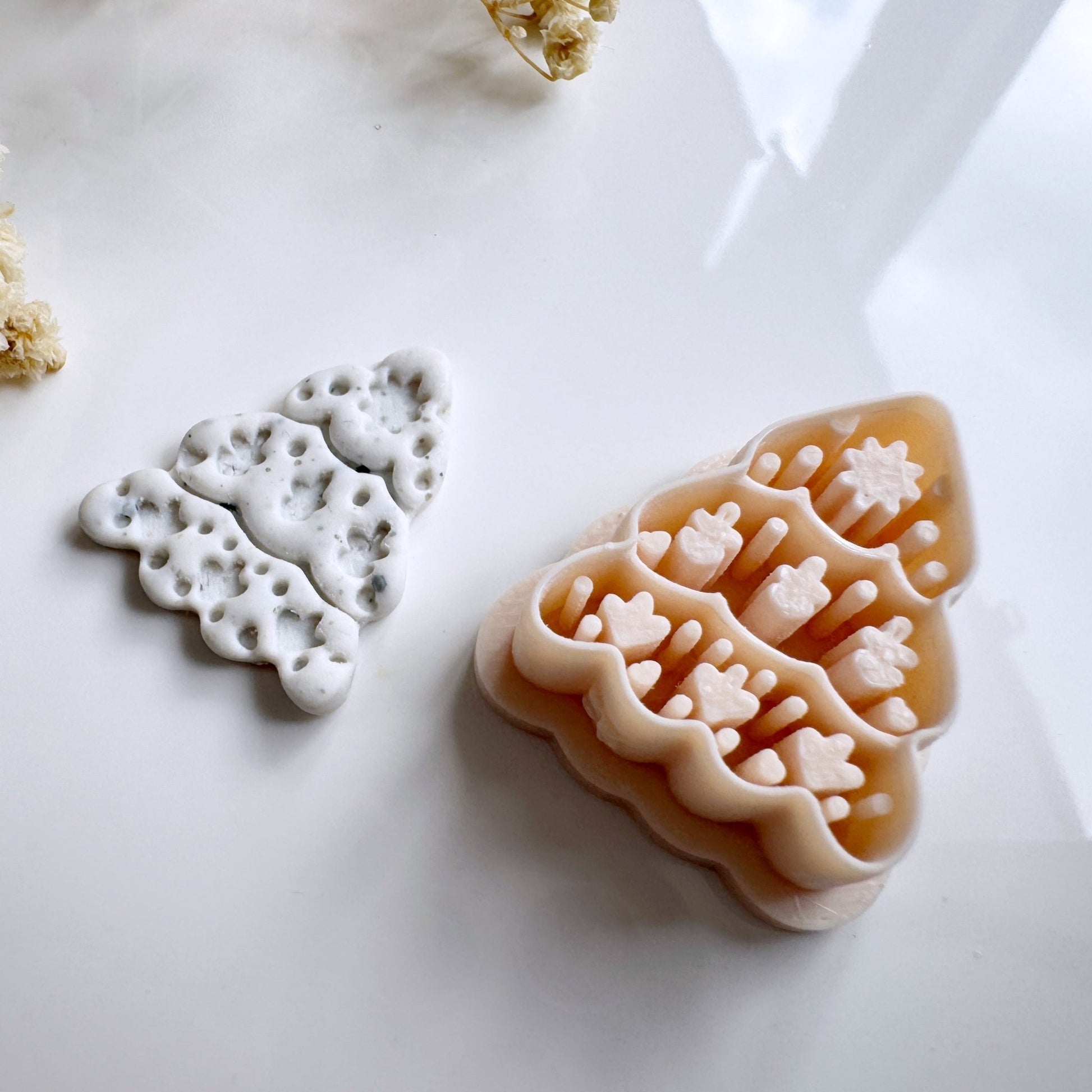 Nordic Kerstboom Cutter – Scandinavische kleisnijder voor oorbellen en sieraden - S.I. Originals