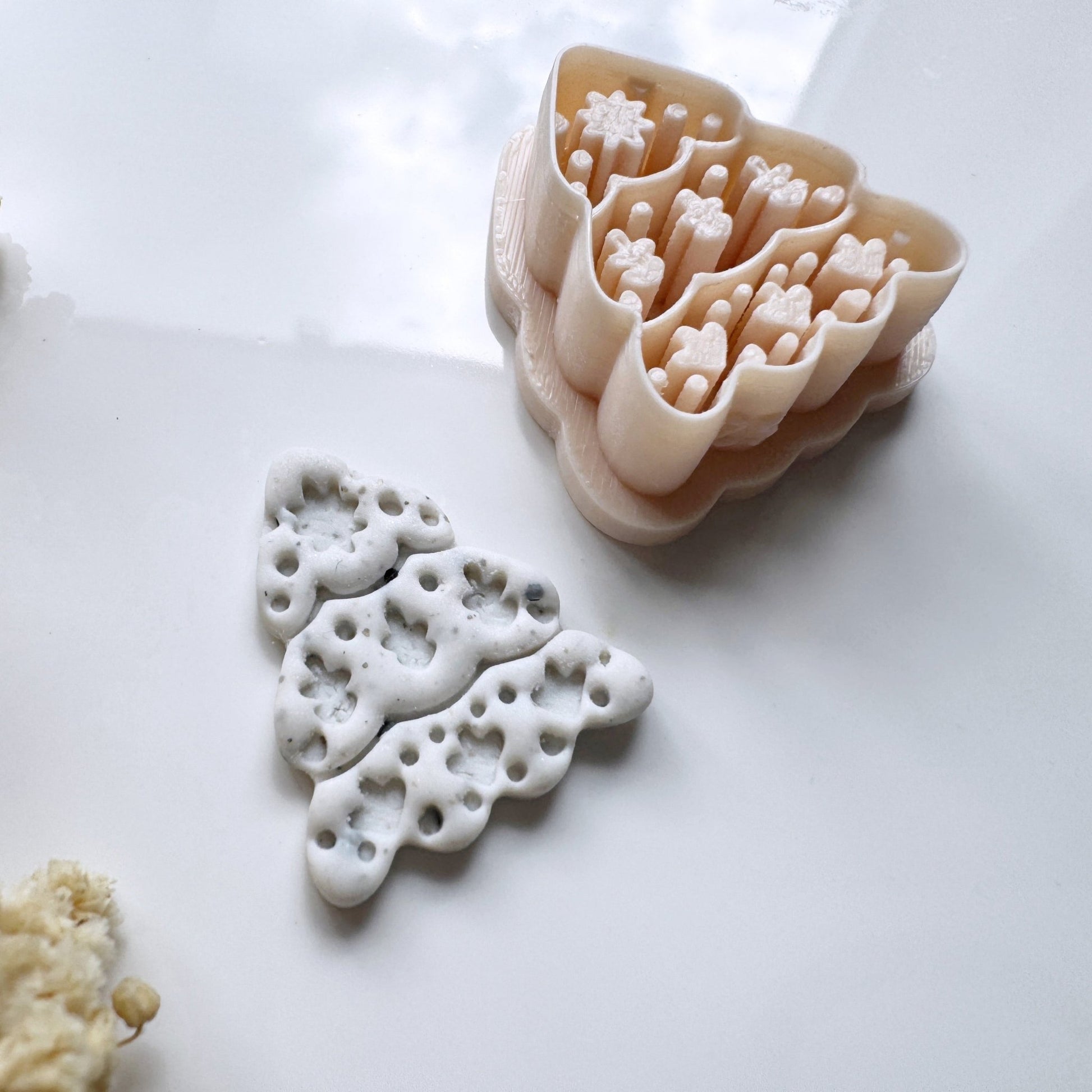 Nordic Kerstboom Cutter – Scandinavische kleisnijder voor oorbellen en sieraden - S.I. Originals