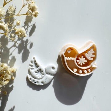 Nordic Vogel Cutter – Scandinavische kleisnijder voor sieraden en oorbellen - S.I. Originals