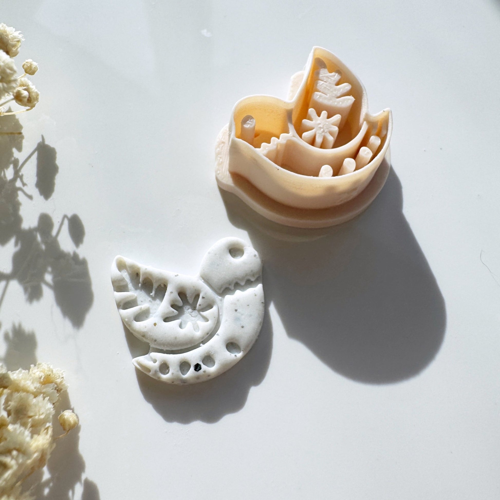 Nordic Vogel Cutter – Scandinavische kleisnijder voor sieraden en oorbellen - S.I. Originals