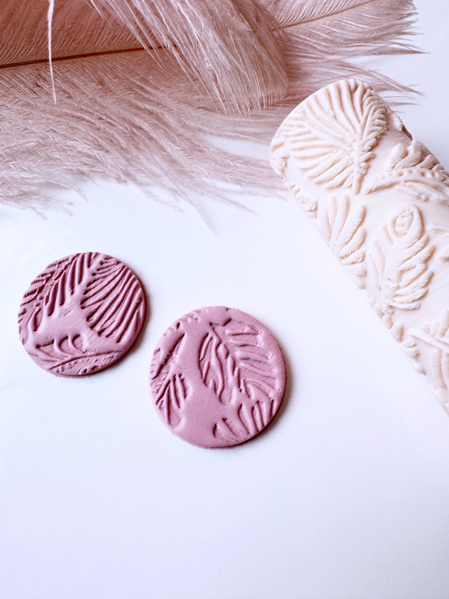 Peacock feathers texture roller - S.I. Originals
