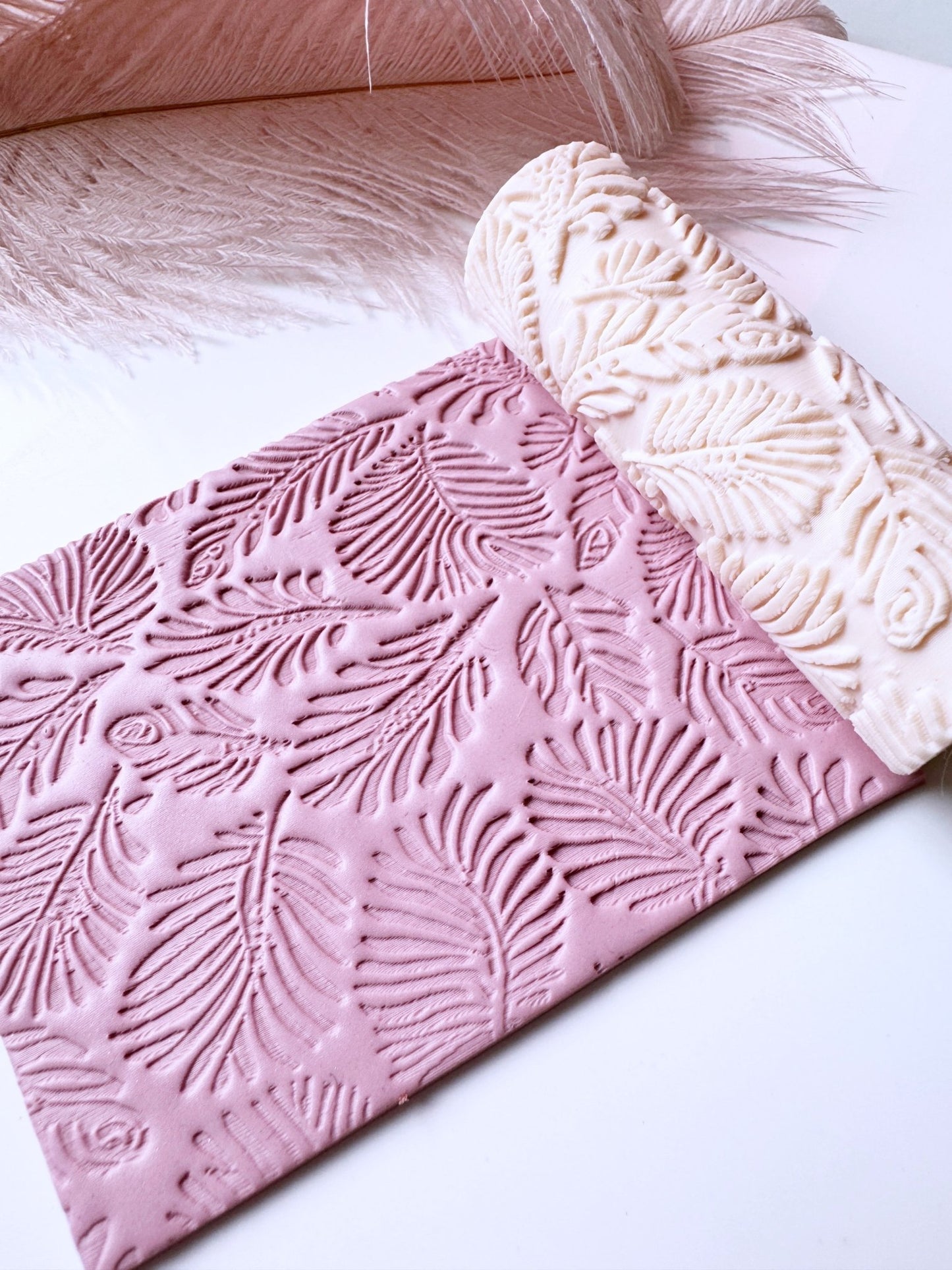 Peacock feathers texture roller - S.I. Originals