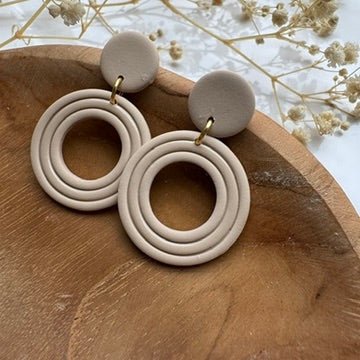 Retro Circles Oorbellen - S.I. Originals