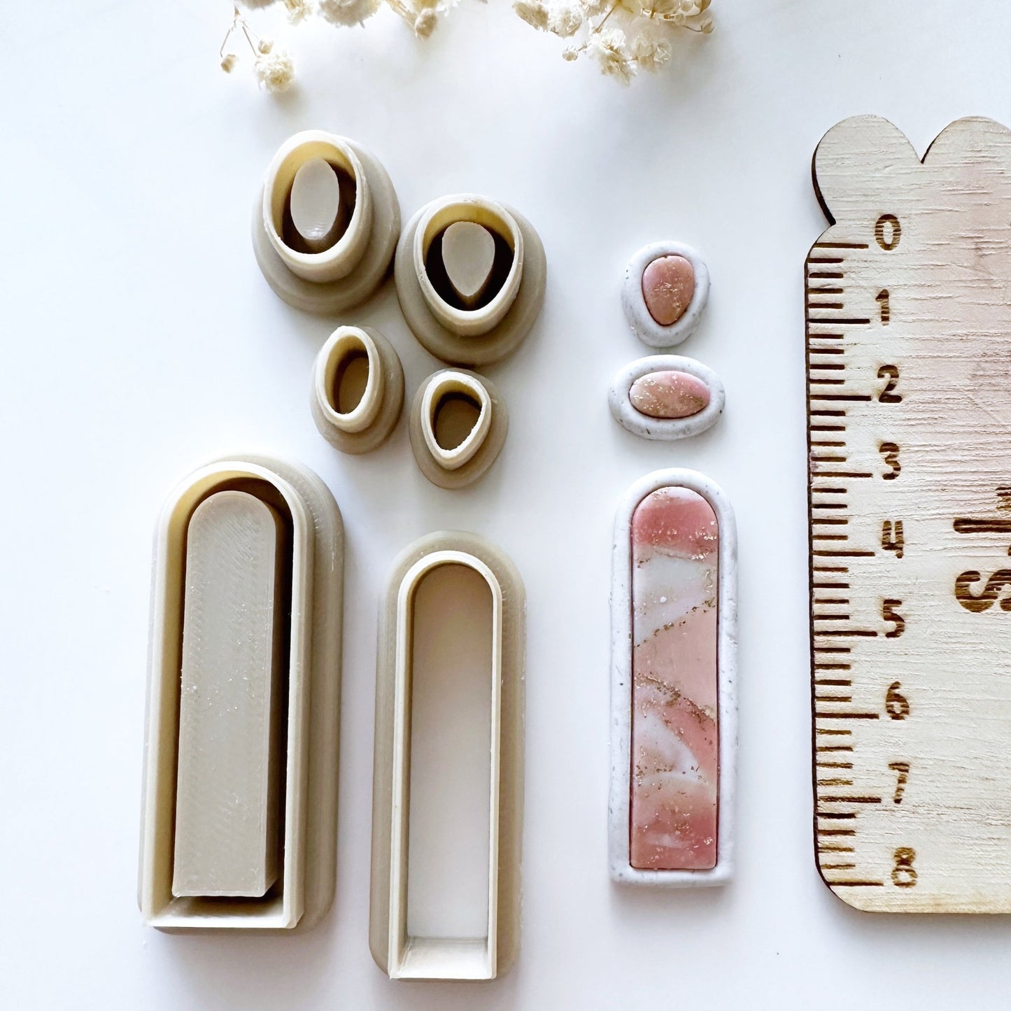 Rounded rectangle inlay cutter set - S.I. Originals