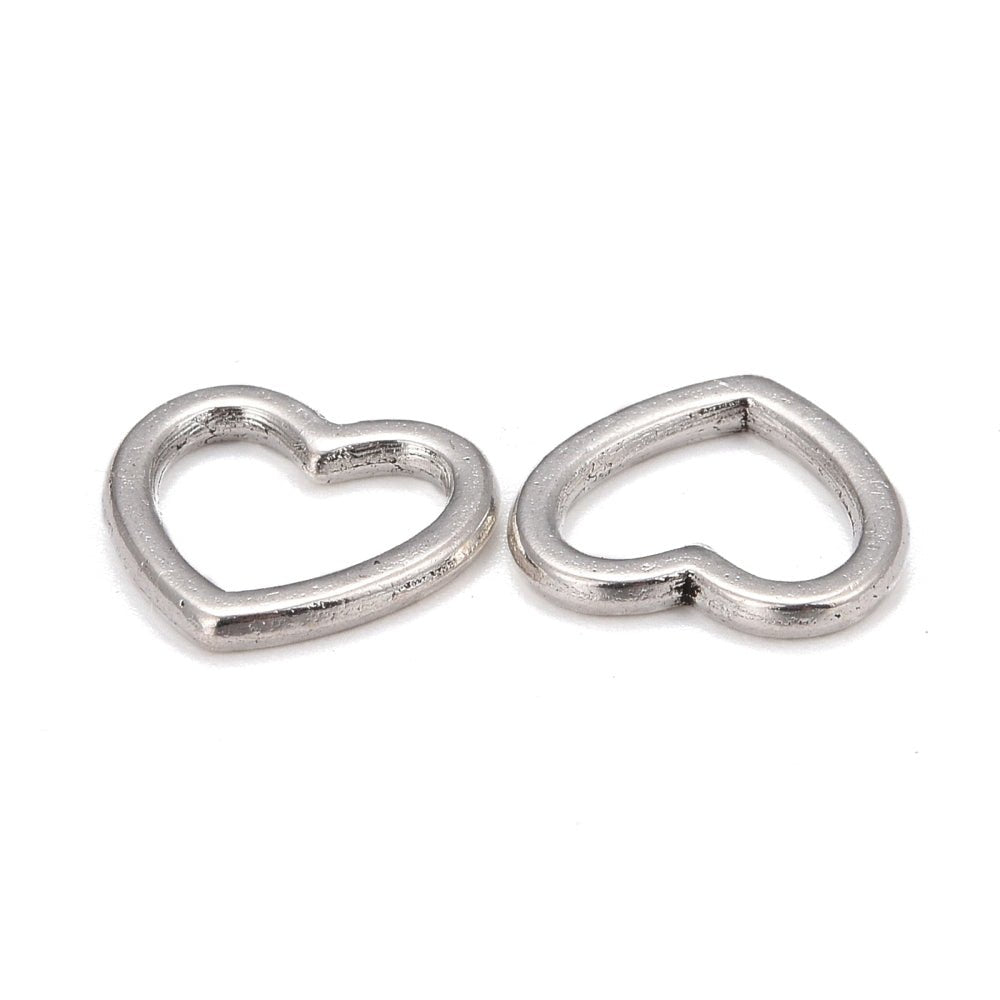 Tibetan Heart Connector – Zilver - S.I. Originals