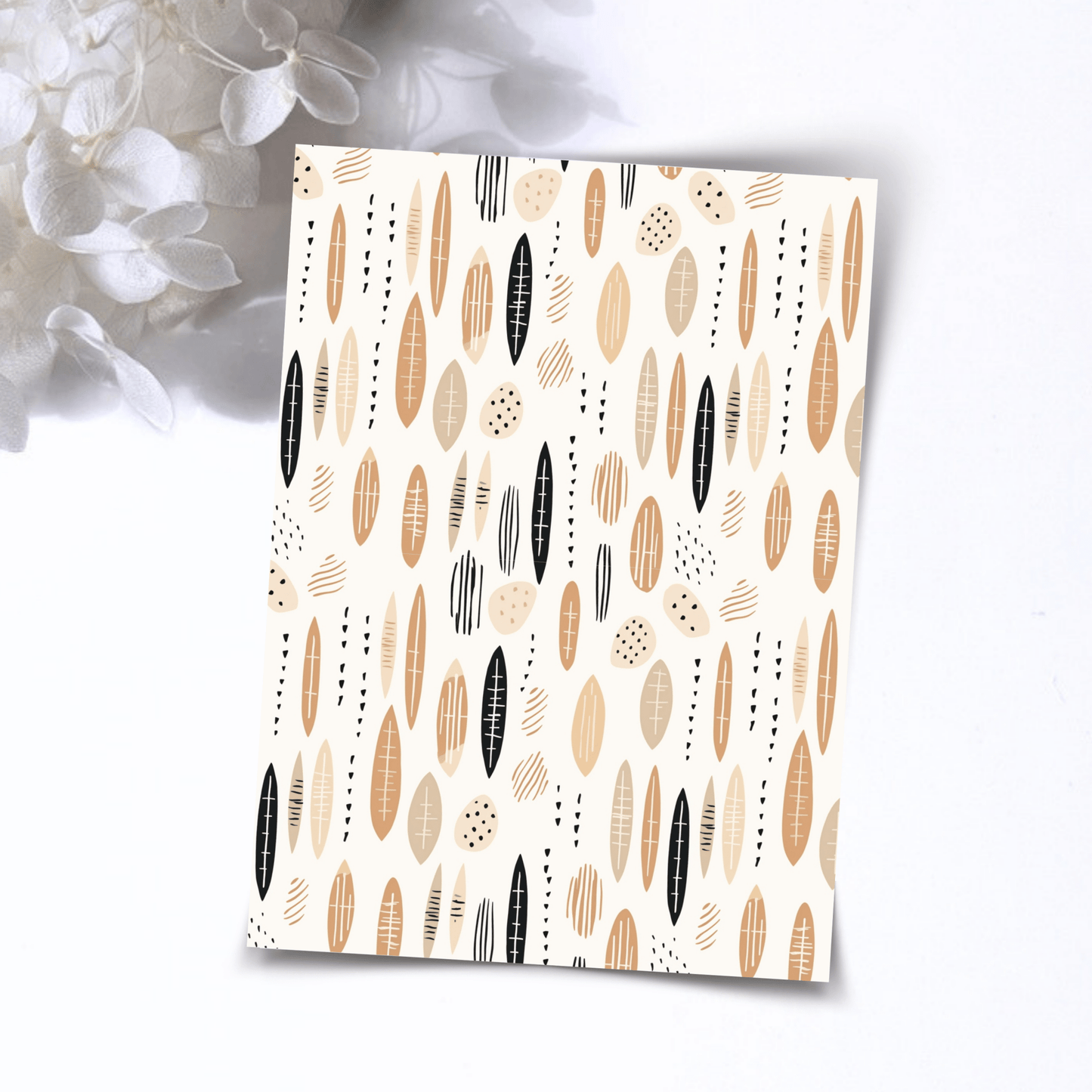 Transfer Paper – Abstract Boho | Voor Polymeer Klei - Water Transfer Paper - S.I. Originals