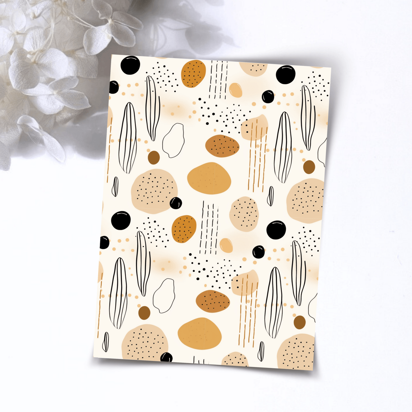 Transfer Paper – Abstract Boho | Voor Polymeer Klei - Water Transfer Paper - S.I. Originals