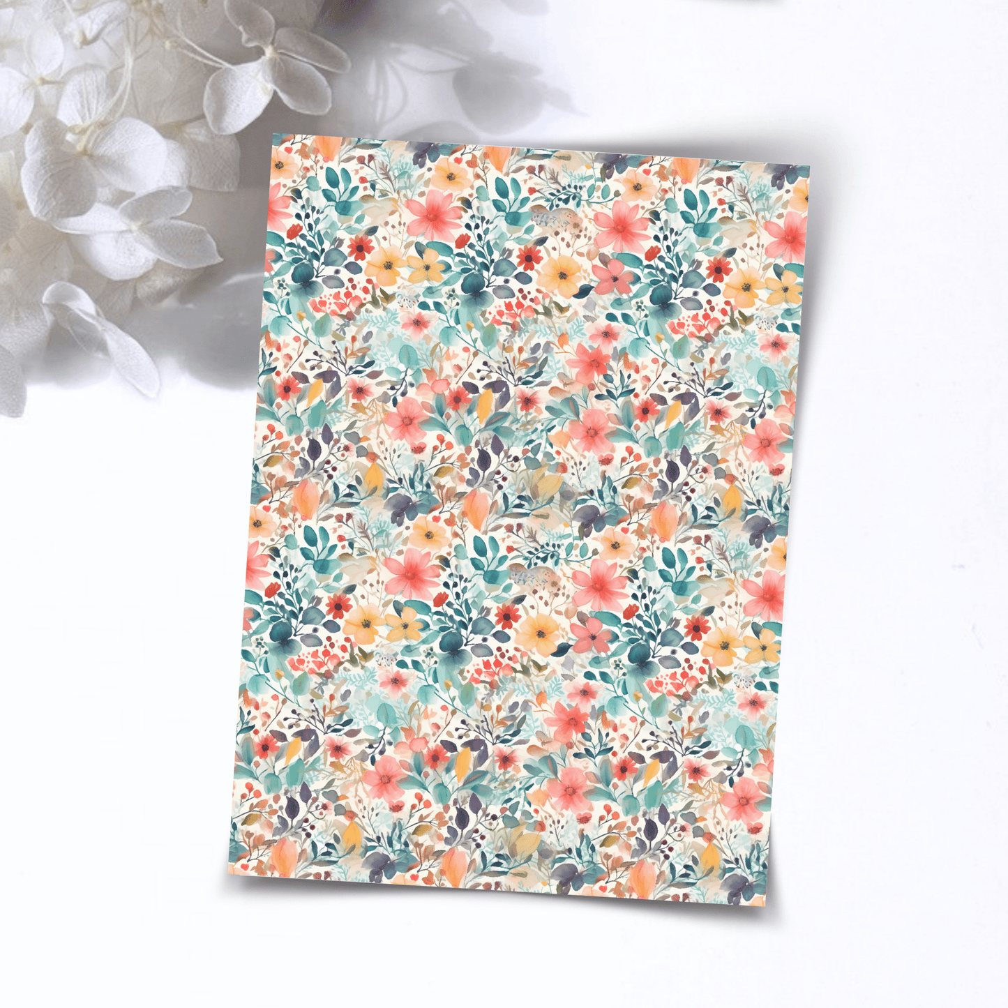 Transfer Paper – Blue Meadow | Voor Polymeer Klei - Water Transfer Paper - 244 - S.I. Originals