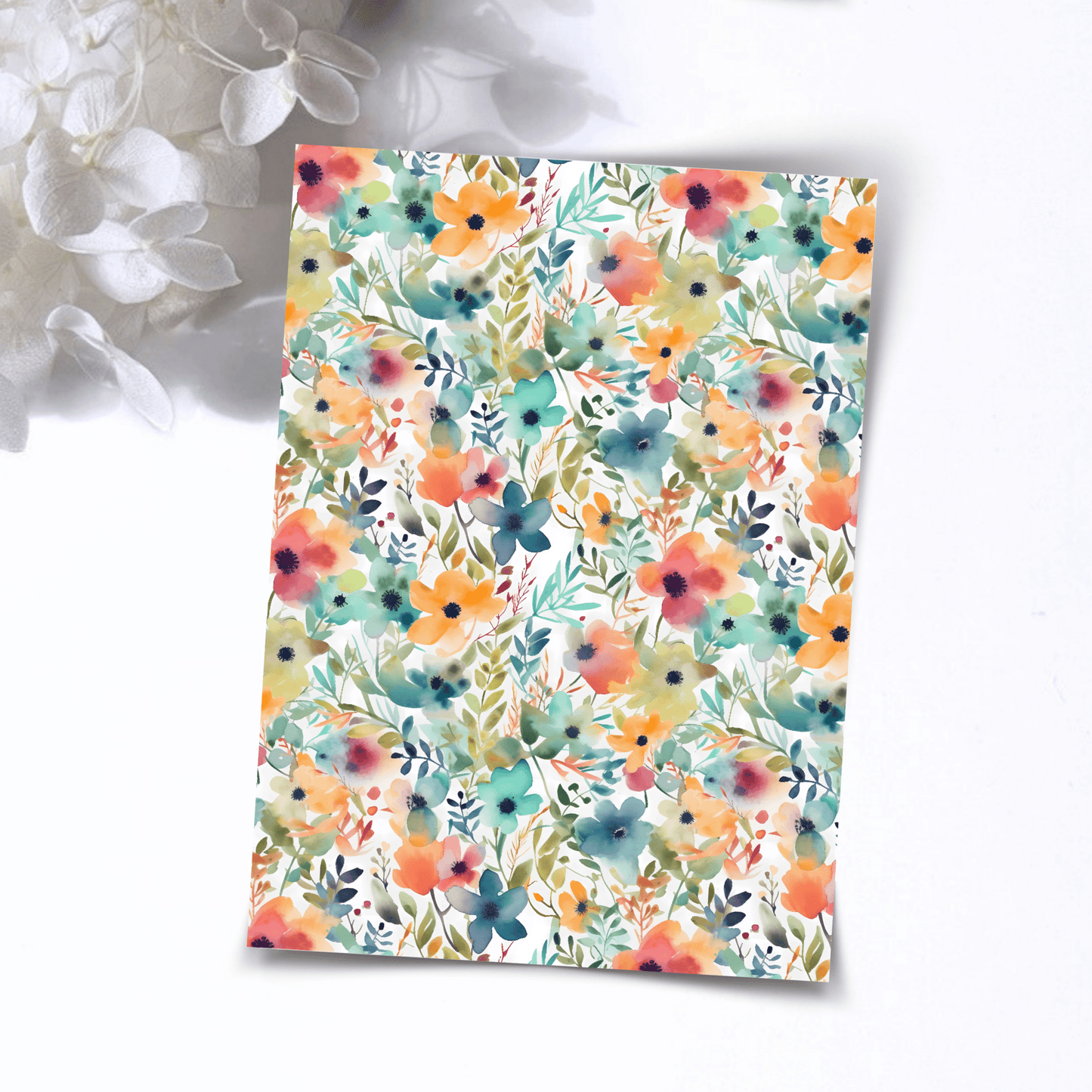 Transfer Paper – Blue Meadow | Voor Polymeer Klei - Water Transfer Paper - 247 - S.I. Originals