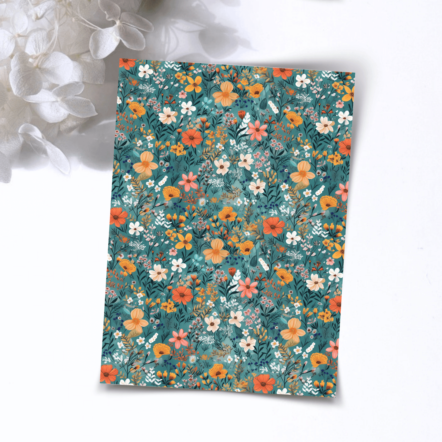 Transfer Paper – Blue Meadow | Voor Polymeer Klei - Water Transfer Paper - 248 - S.I. Originals