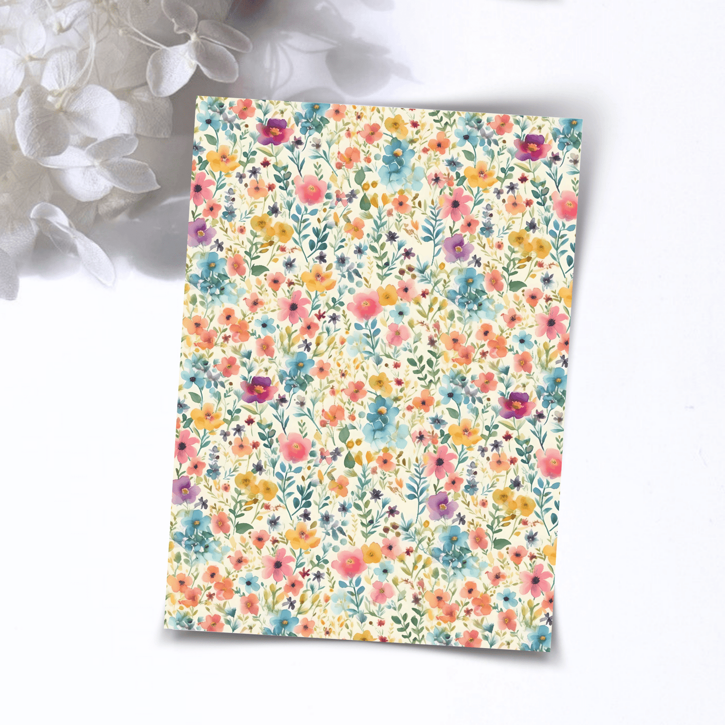 Transfer Paper – Blue Meadow | Voor Polymeer Klei - Water Transfer Paper - 250 - S.I. Originals