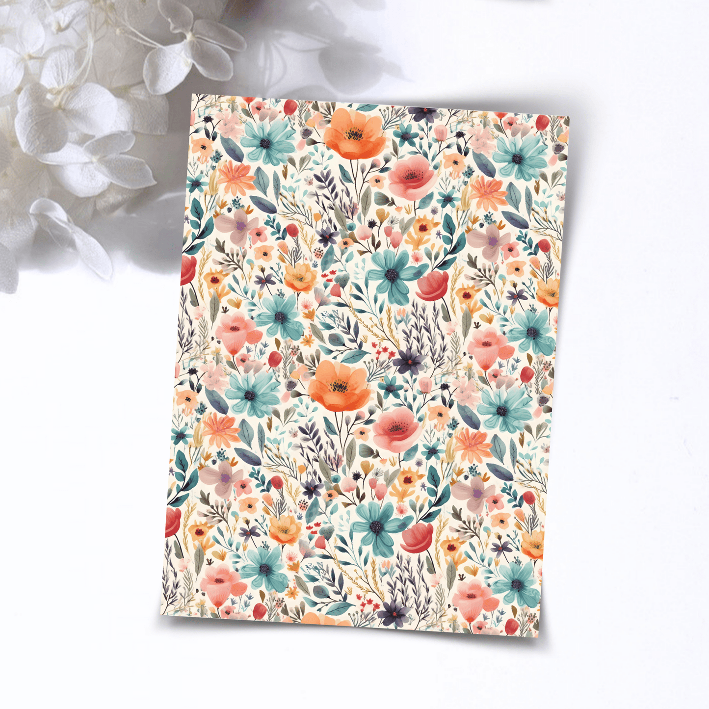 Transfer Paper – Blue Meadow | Voor Polymeer Klei - Water Transfer Paper - 251 - S.I. Originals