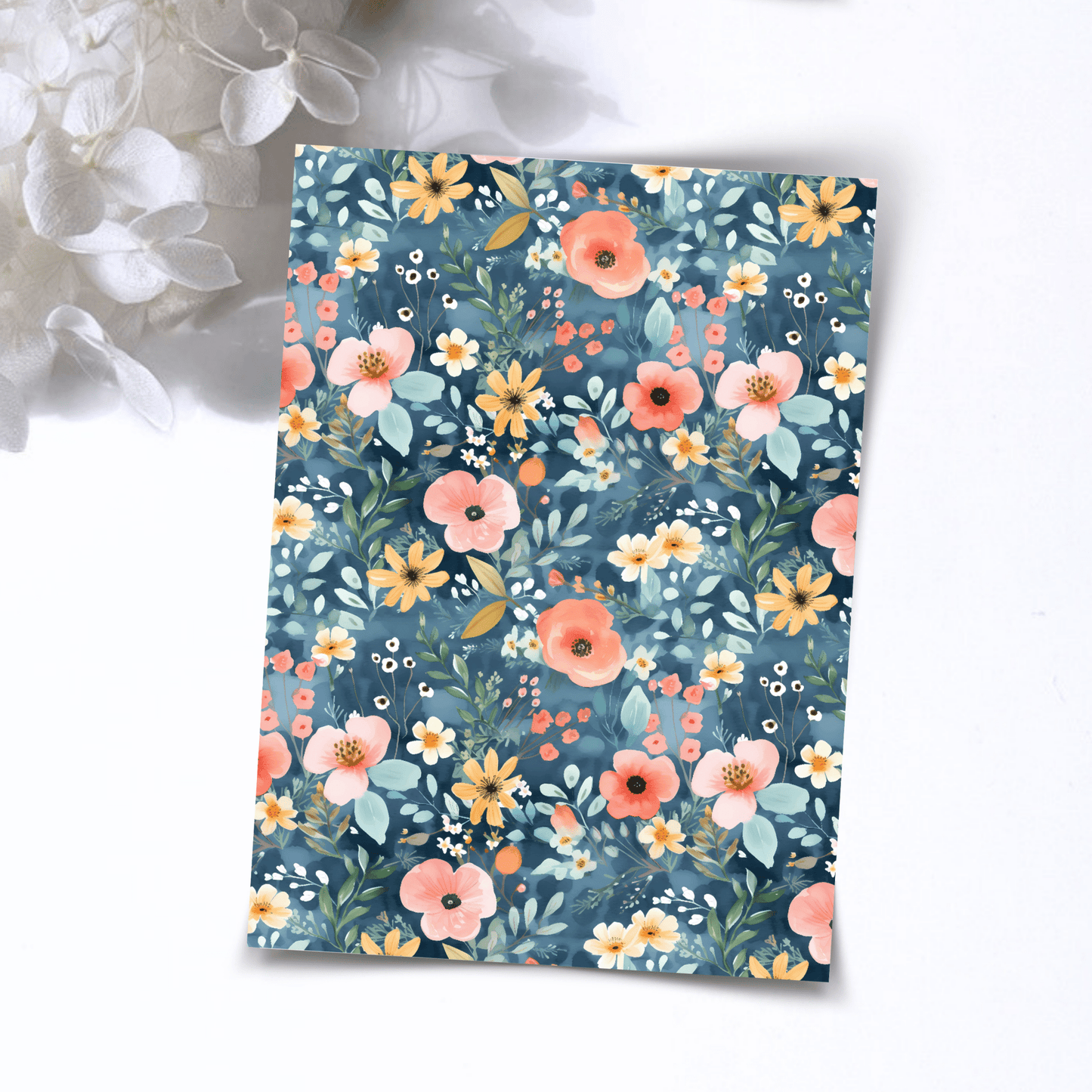 Transfer Paper – Blue Meadow | Voor Polymeer Klei - Water Transfer Paper - 252 - S.I. Originals