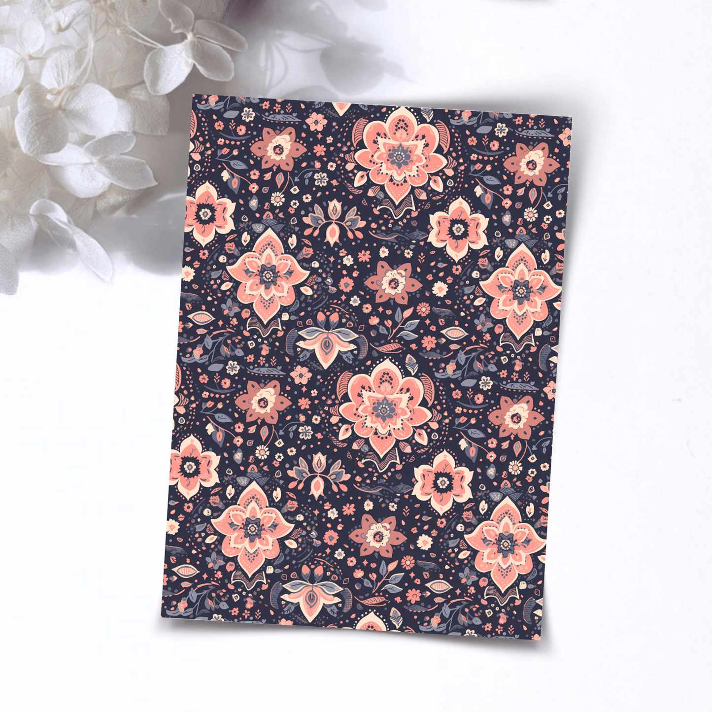 Transfer Paper – Blue Moroccan | Voor Polymeer Klei - Water Transfer Paper - 136 - S.I. Originals