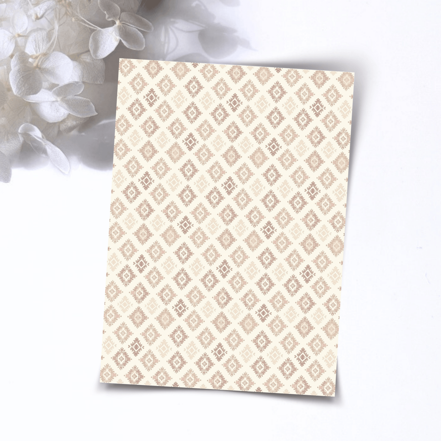 Transfer Paper – Boho Neutrals | Voor Polymeer Klei - Water Transfer Paper - S.I. Originals