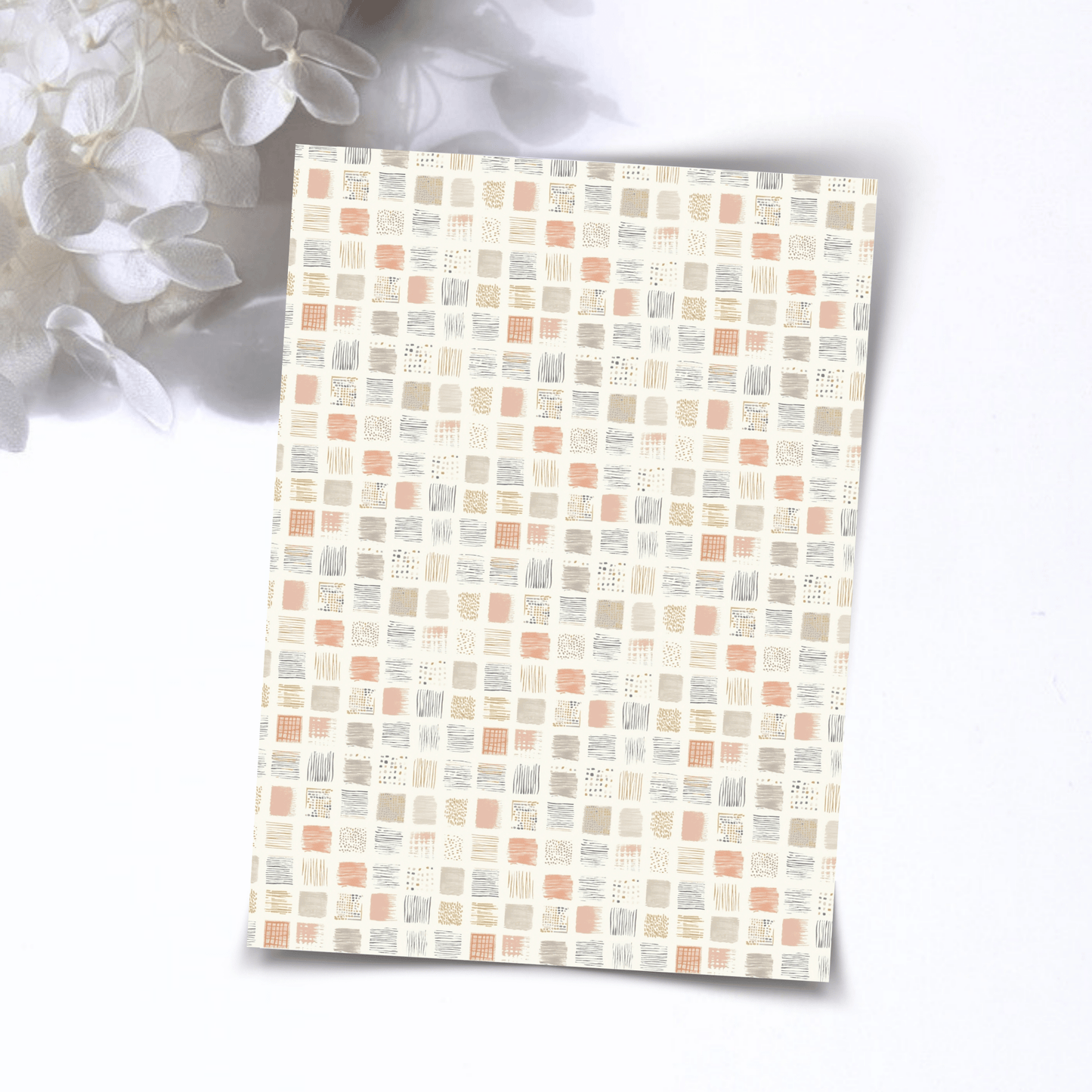Transfer Paper – Boho Neutrals | Voor Polymeer Klei - Water Transfer Paper - S.I. Originals