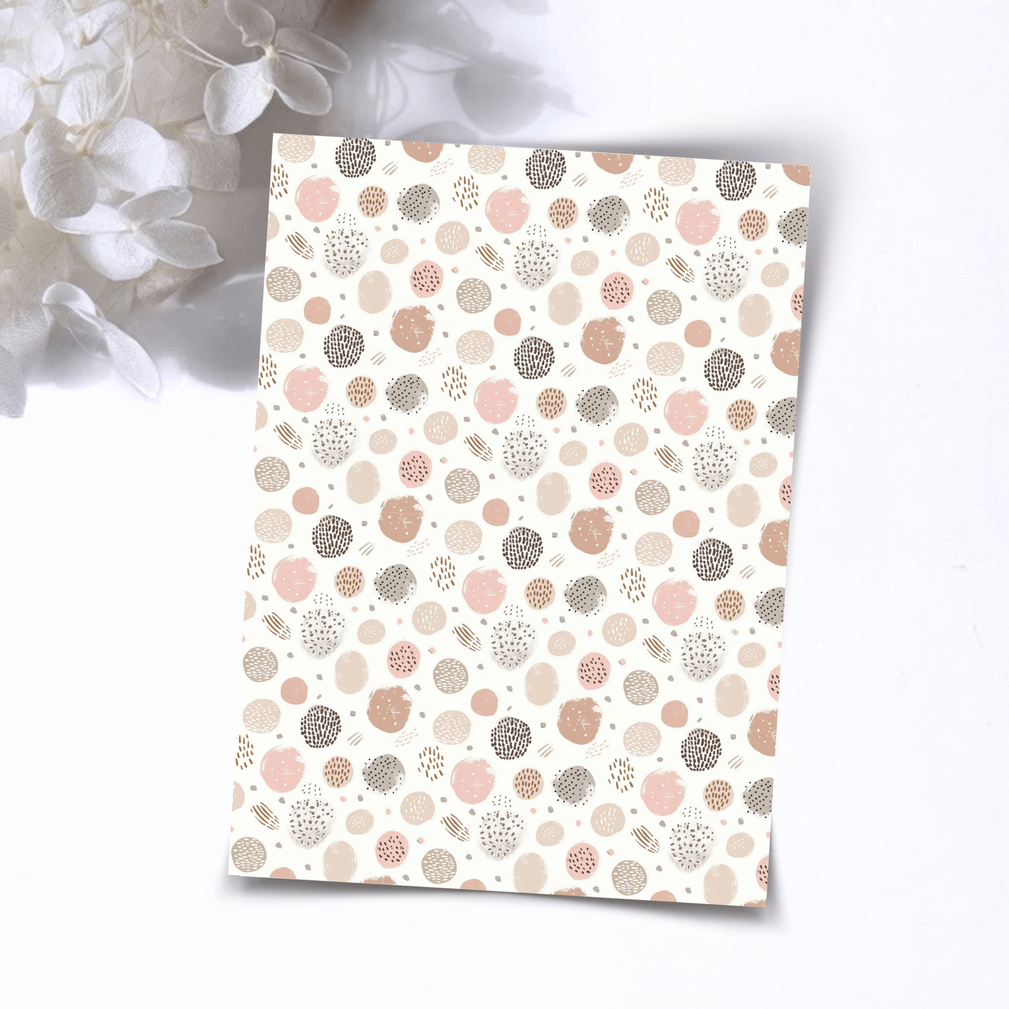 Transfer Paper – Boho Neutrals| Voor Polymeer Klei - Water Transfer Paper - S.I. Originals
