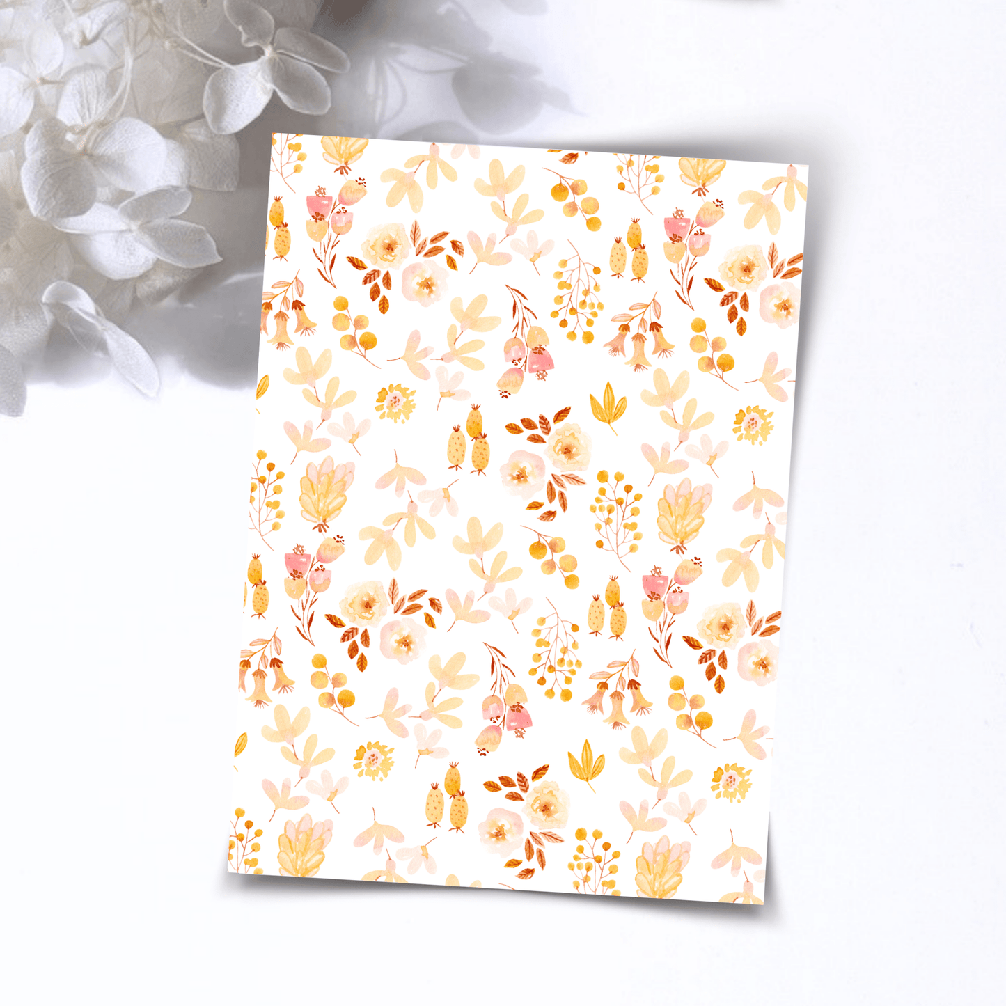 Transfer Paper – Cheek to cheek Floral | Voor Polymeer Klei - Water Transfer Paper - 191 - S.I. Originals