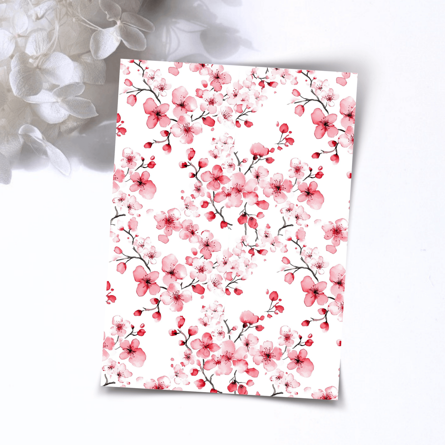 Transfer Paper – Cherry Blossom | Voor Polymeer Klei - Water Transfer Paper - S.I. Originals