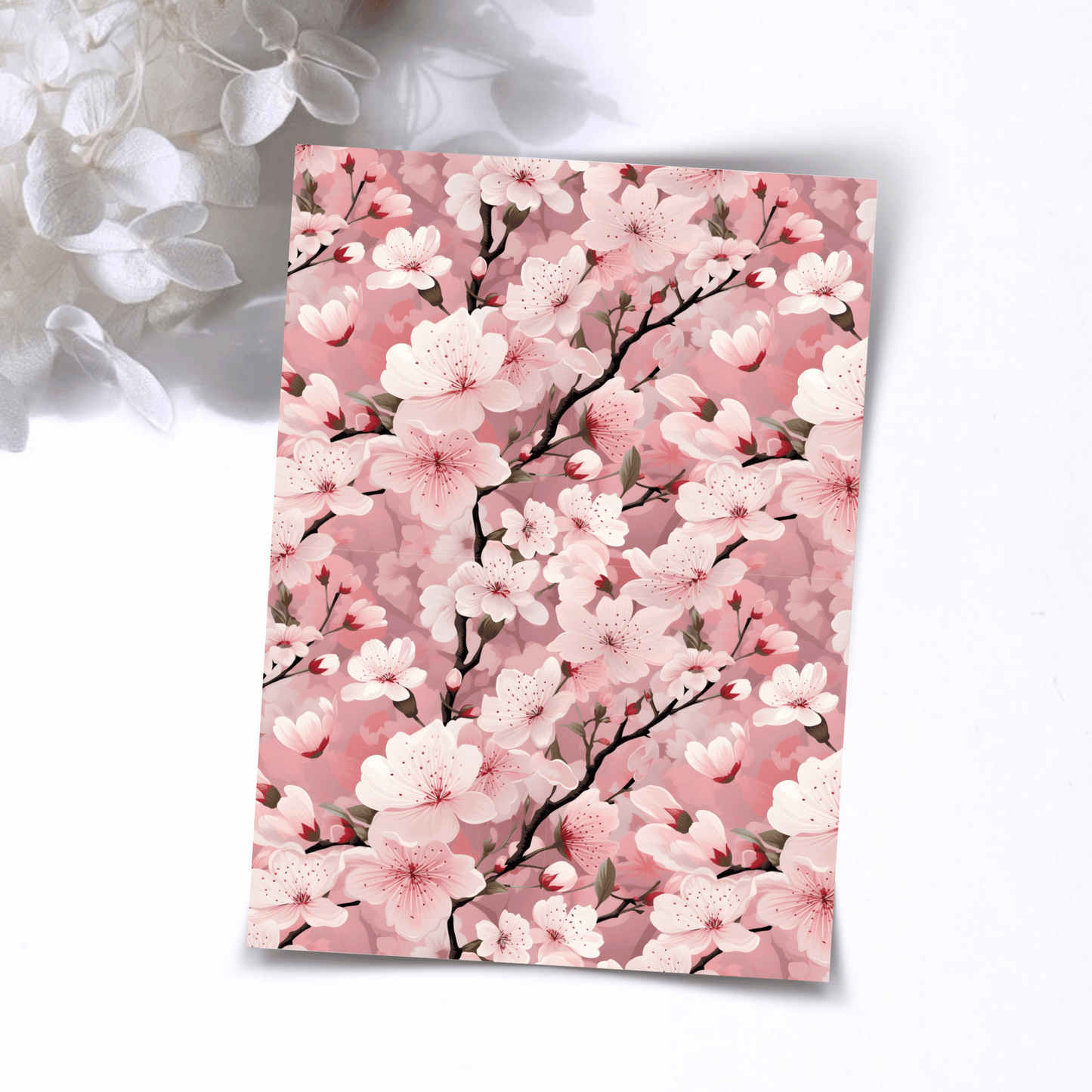 Transfer Paper – Cherry Blossom | Voor Polymeer Klei - Water Transfer Paper - S.I. Originals