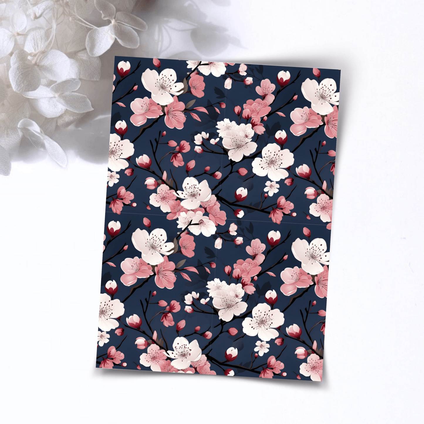 Transfer Paper – Cherry Blossom | Voor Polymeer Klei - Water Transfer Paper - S.I. Originals