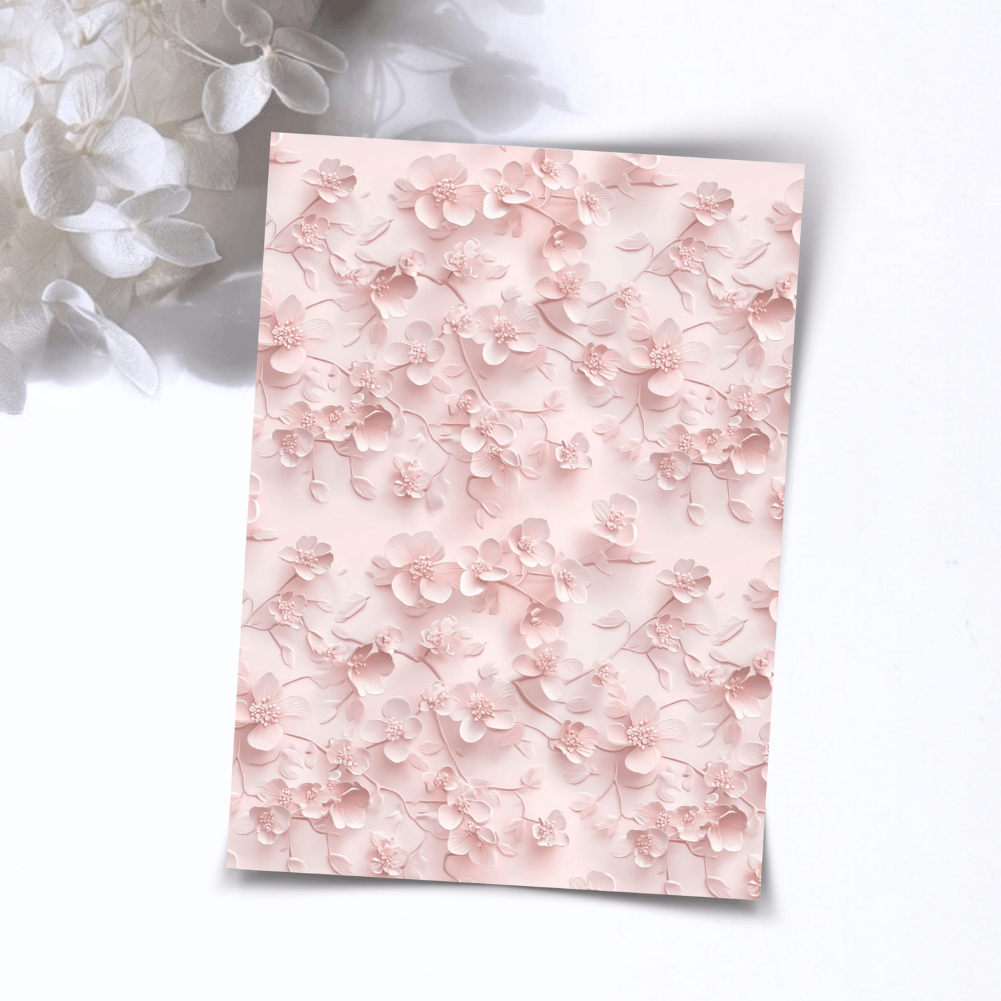 Transfer Paper – Cherry Blossom | Voor Polymeer Klei - Water Transfer Paper - S.I. Originals