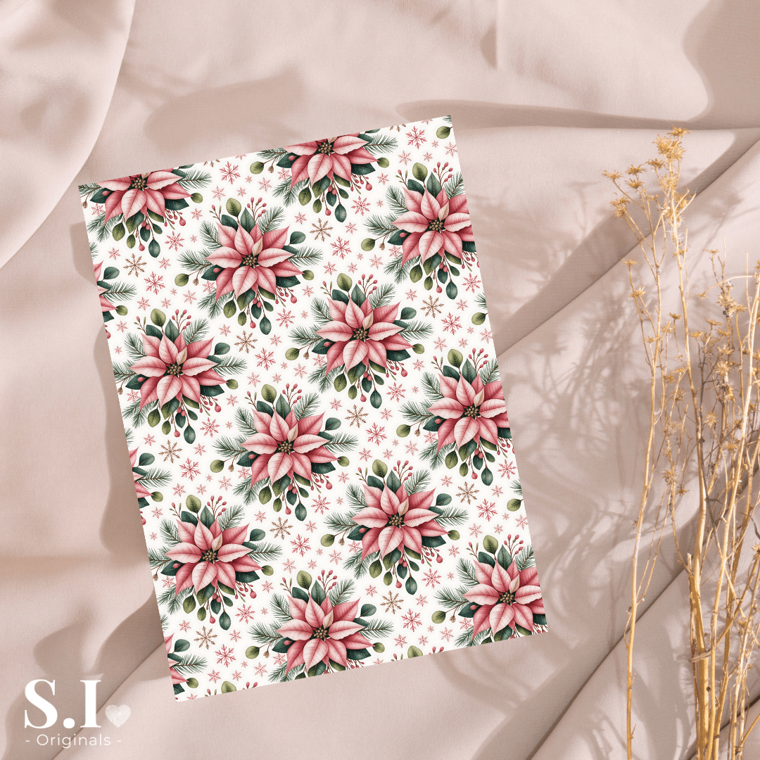 Transfer Paper - Christmas | Voor Polymeer Klei - Water Transfer Paper - 2510 - 087 - S.I. Originals
