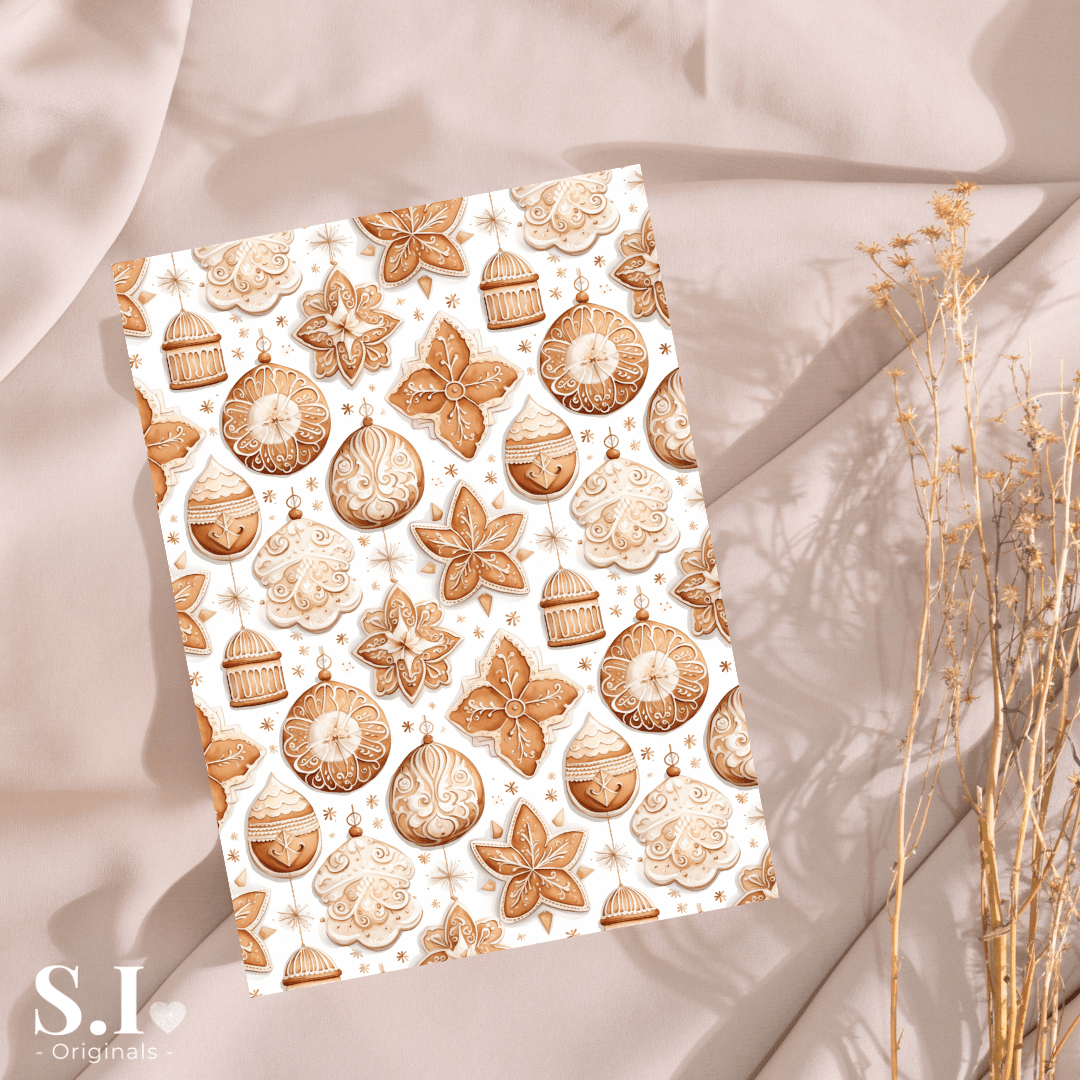 Transfer Paper - Christmas | Voor Polymeer Klei - Water Transfer Paper - 2510 - 100 - S.I. Originals