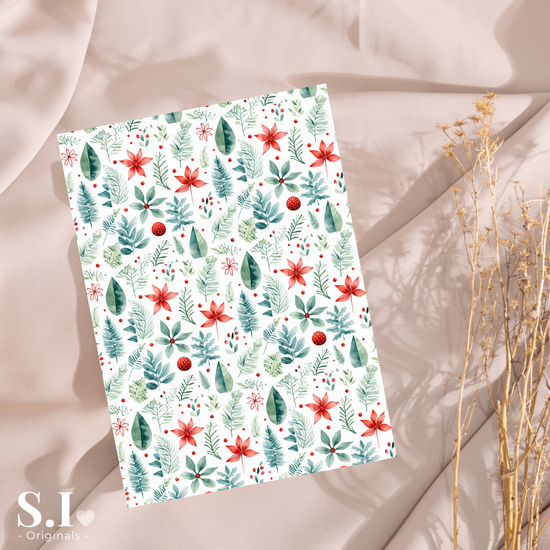 Transfer Paper - Christmas | Voor Polymeer Klei - Water Transfer Paper - 2510 - 119 - S.I. Originals