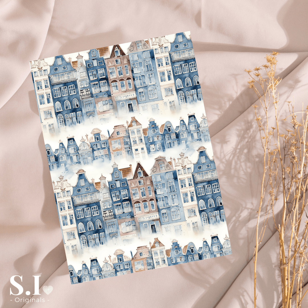 Transfer Paper – Delft Blue | Voor Polymeer Klei - Water Transfer Paper - 0925 - 013 - S.I. Originals