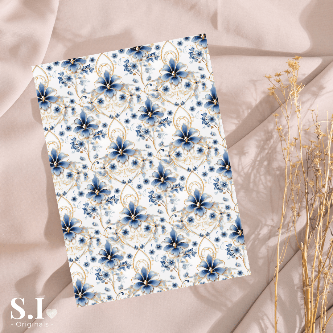 Transfer Paper – Delft Blue | Voor Polymeer Klei - Water Transfer Paper - 0925 - 021 - S.I. Originals
