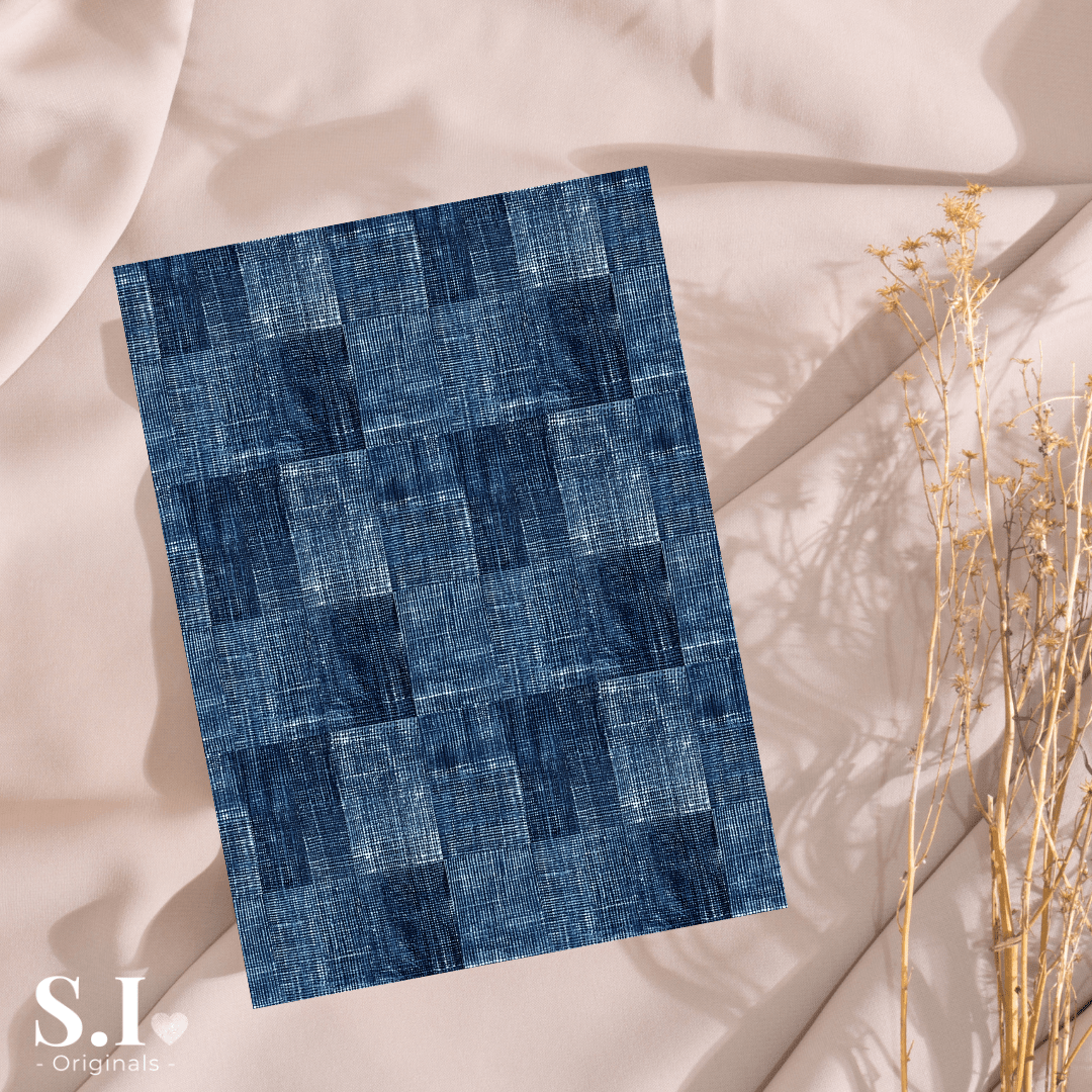 Transfer Paper - Denim | Voor Polymeer Klei - Water Transfer Paper - 2510 - 112 - S.I. Originals