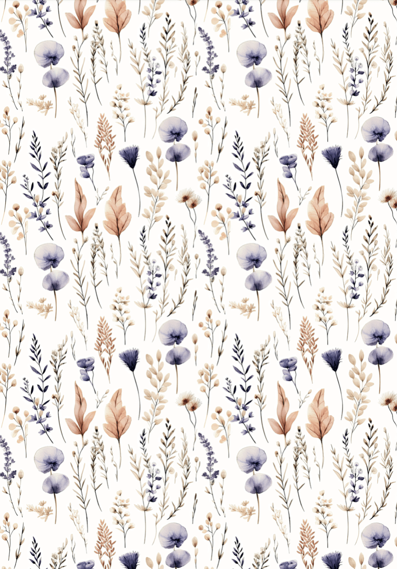 Transfer Paper – Florals | Voor Polymeer Klei - Water Transfer Paper - S.I. Originals