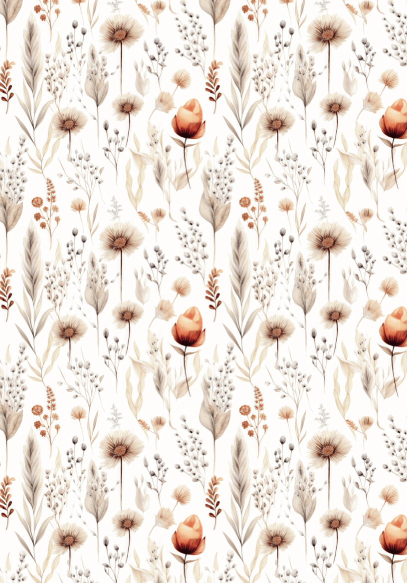 Transfer Paper – Florals | Voor Polymeer Klei - Water Transfer Paper - S.I. Originals