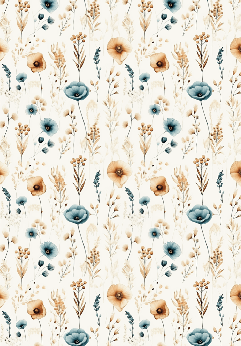 Transfer Paper – Florals | Voor Polymeer Klei - Water Transfer Paper - S.I. Originals