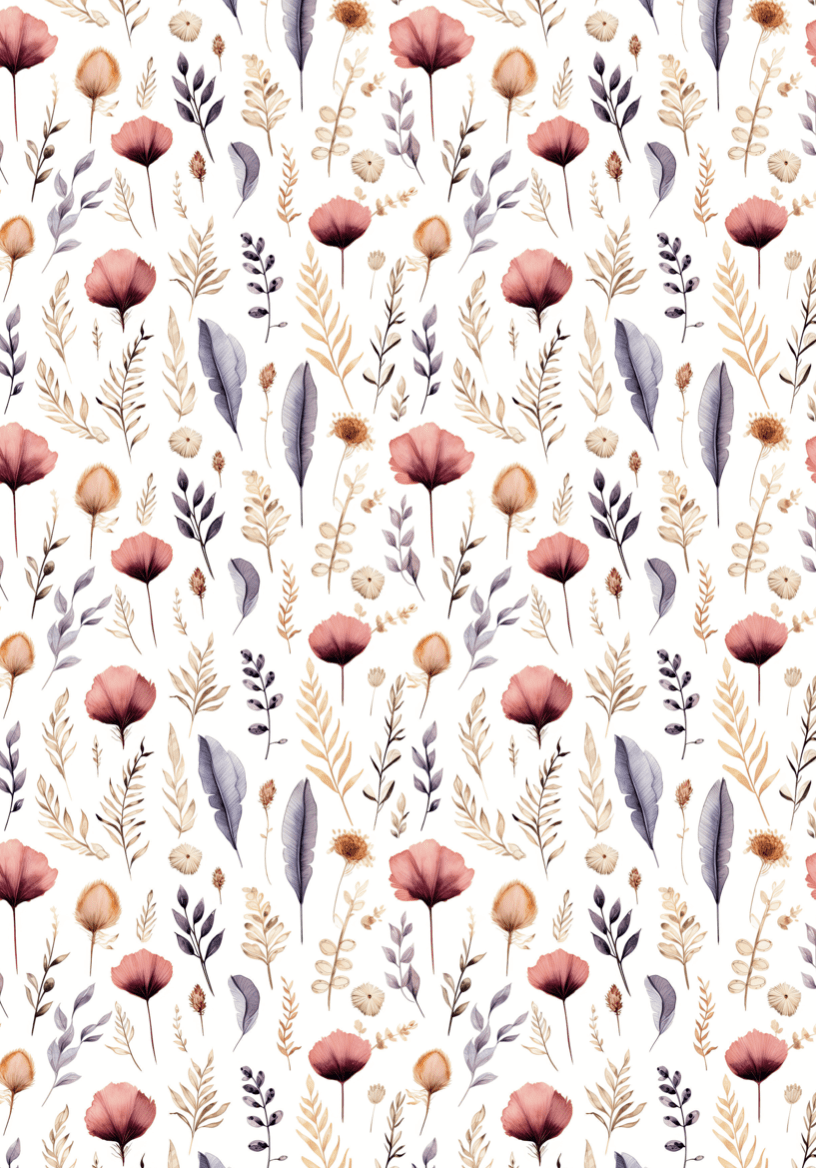 Transfer Paper – Florals | Voor Polymeer Klei - Water Transfer Paper - S.I. Originals